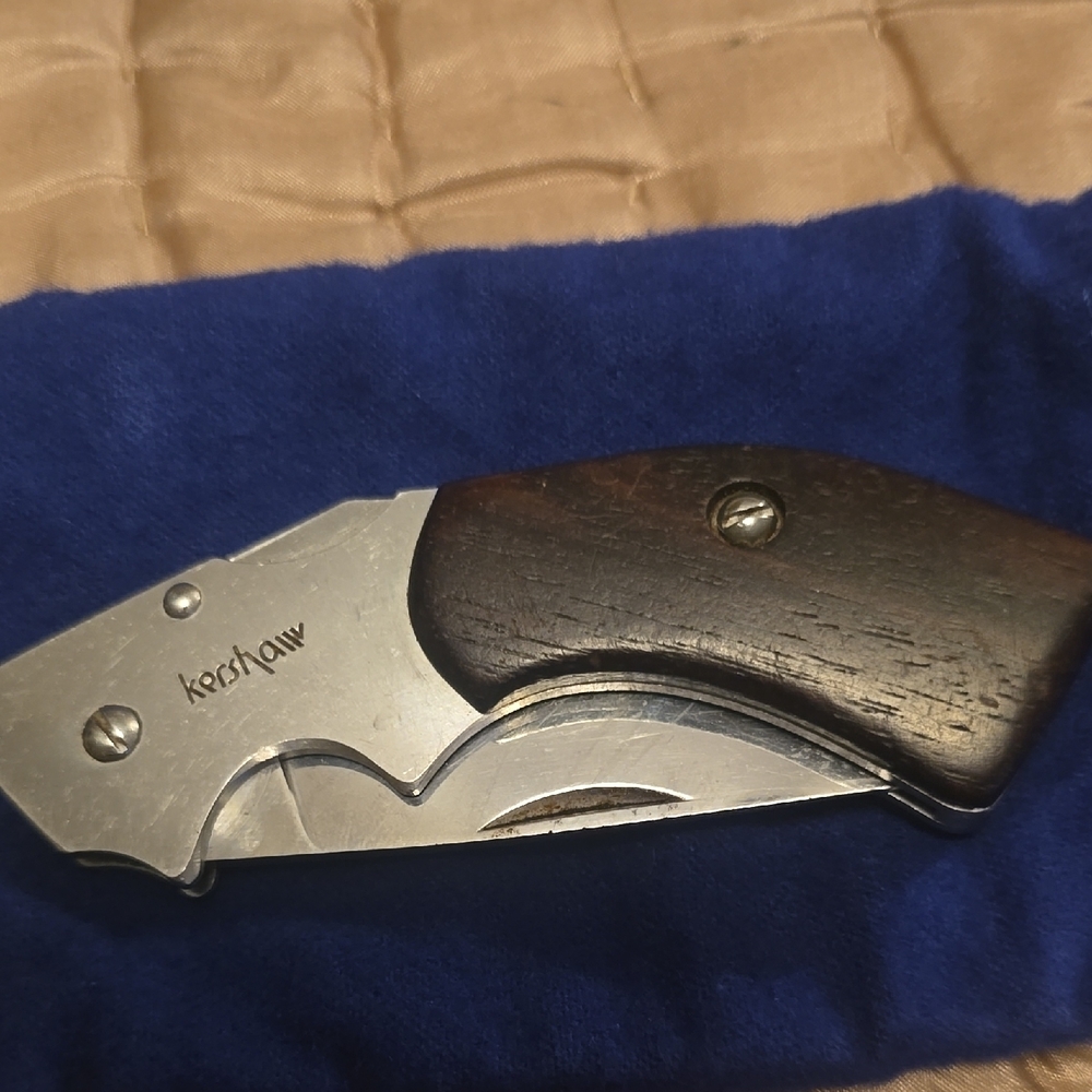 Kersh Silver Blade with Dark Brown Handle